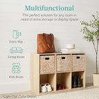 Best Choice Products 6-Cube Storage Organizer, 11in Shelf Opening, Bookcase, Display Shelf, Customizable w/ 3 Removable Back 