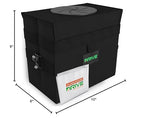 Drive - Collapsible Car Trash Can with 20 Bags - Leakproof, Black, Medium