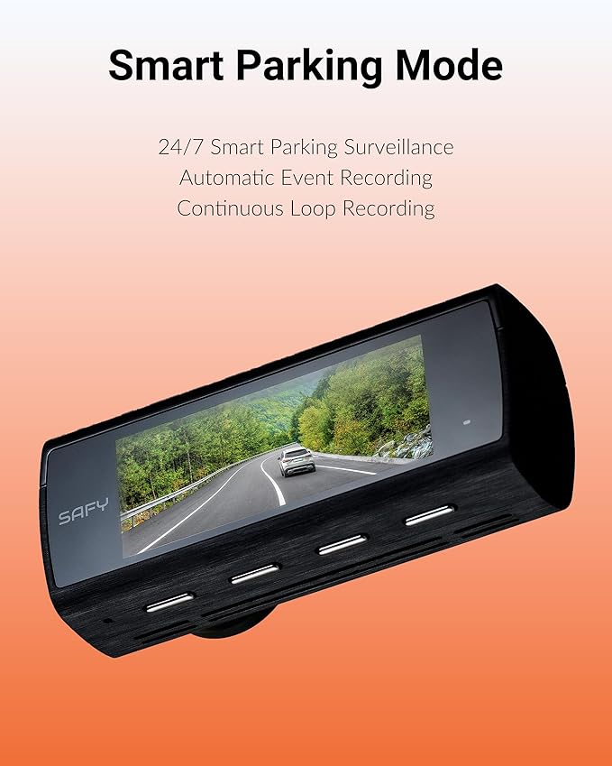 BlackVue SAFY9 2CH 256GB Dashcam - 4K+1080P Dash Cam Front and Rear, HDR Front, AI Night Vision, SD Card Included, Wi-Fi, GPS