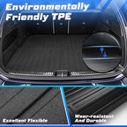 Sunsdrew Trunk Cargo Mat for 2023-2025 2026 Mercedes Benz GLC/GLC 300/GLC 43 AMG (Not for Coupe), Rear Trunk Cargo Liner All Weather Protection GLC Accessories TPE Rubber Raised Edge
