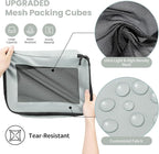 Mesh Packing Cubes for Travel, Durable Luggage Organizer with Sturdy Material and Double Zippers, Comprehensive Set for Trave