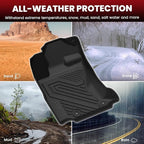 LASFIT Floor Mats & Cargo Mat for Subaru Outback 2020-2025, All Weather TPE Custom Fit Easy Clean Floor Liners for Subaru Outback 2020-2025 Accessories Full Set Car Mats, Black