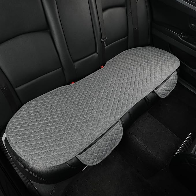 West Llama Linen Car Seat Covers,Bottom Seat Covers for Cars Include 1 Rear Bench Cover Universal Fits 90% Vehicles,SUVs,Cars