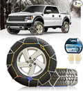 Auto Tightening Snow Chains Tire Chains, 1-Minute Quick Install, Universal Fit for Car/SUV/Pickup Truck, Multi-Weather Emerge