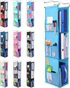 ABRA® 3 Shelf Hanging Locker Organizer for School, Gym, Work, Storage | Deep Shelves 6.5”x 9”| Eco-Friendly Fabric Healthy fo