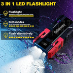 001B 3000A Car Jump Starter Battery Pack (Up to 9.0L Gas and 7.0L Diesel Engine), 12V Car Charger Jump Starter Portable