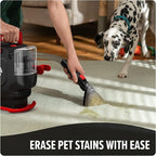 Dirt Devil Portable Spot Cleaner Machine for Carpet and Upholstery, Powerful Suction Spot Cleaning Machine with Versatile Too