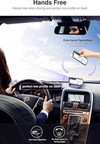 Loncaster Car Phone Holder, Car Phone Mount Silicone Car Pad Mat for Various Dashboards, Slip Free Desk Phone Stand Compatible with iPhone, Samsung, Android Smartphones, GPS Devices More (Purple)