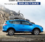 300LBS Roof Rack Cross Bars Lockable for 2013-2018 RAV4, Aluminum Car Cargo Crossbars Rooftop Luggage Kayak Bicycles Canoe Carrier