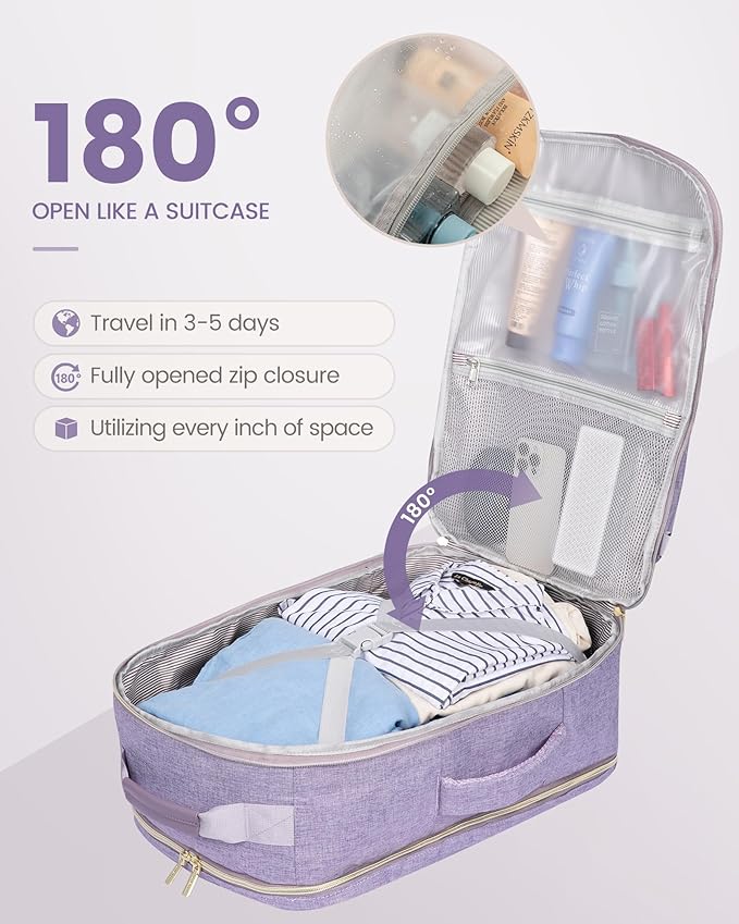 LOVEVOOK Travel Backpack for Women & Men 40L,Airline Approved Carry On Backpack Travel Essentials,TSA Carry on Luggage,Waterp