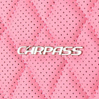 CAR PASS Bling Pink Nappa Leather Car Seat Covers for Front Seats, Waterproof Heavy-Duty Anti-Slip, Universal Fit for 95% Aut