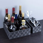 Posprica Woven Storage Baskets for Organizing, Small Baskets Cube Bin Container Tote Organizer Divider for Drawer, Closet, Sh