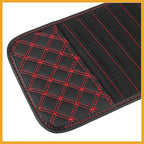 2pcs Car CD Visor Storage Cases Vehicle Sun Visor Organizer with 10 DVD Storage Sleeves Black with Red Line Durable Material Replacement