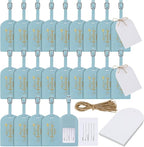 Amylove Bulk Luggage Tags Wedding Favors Adventure Begins Luggage Tags for Guests Travel Tag for Suitcase Bridal Gift 24 Pack