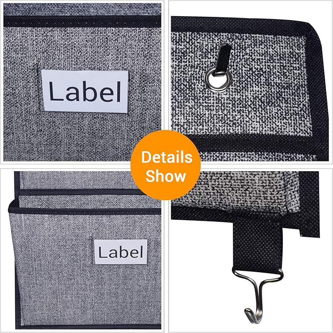 homyfort Over the Door File Organizer Hanging File Folders, Wall Organizers and Storage for Mail, Magazine, Notebooks, Planne