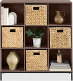Best Choice Products 9-Cube Bookshelf, 3-Tier Wood Storage Bookcase W/Legs, 11in Shelf Opening, Cube Organizer, Living Room, 