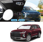 TINGLU Sun Shade for Hyundai Palisade 2020-2025 2026 Accessories Windshield Sun Shade Window Shade UV Rays Protection Sun Visor Cover with Steering Wheel Sunshade Storage Bag