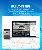 VIOFO Dash Cam A119 V3 2K 2560x1440P Quad HD+ 60FPS Front Car Dash Camera, 5MP STARVIS Sensor, 140-Degree Wide Angle, GPS Inc