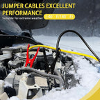 Jumper Cables for Car, 6 Gauge x 16 Feet Booster Cables for Jump Starting Dead or Weak 6V Batteries, Carrying Bag Included