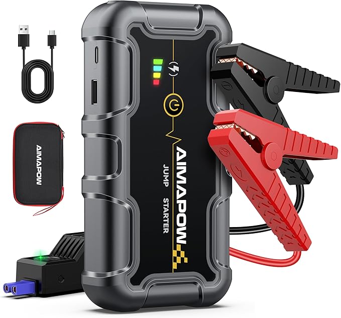 AIMAPOW Portable Car Battery Jump Starter 8000A 20000mAh Jump Box, Car Jumper Starter Portable Jumper Cables for car(AllL