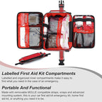 Professional 500 Piece Emergency First Aid Kit for Home, Car, Travel, Camping, Truck, Hiking, Sports, Office, Vehicle & Outdo