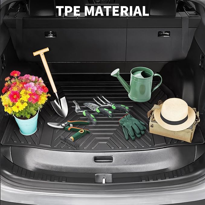YITAMOTOR Cargo Mat Fit for 2010-2024 Toyota 4Runner (5 Passenger Models, No 3rd seat or No Sliding Cargo Deck), Custom Fit All Weather Cargo Trunk Liner