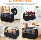 Collapsible Laundry Baskets with Easy Carry Handles, 95L Clothes Hamper for Storage, Foldable Laundry Basket Tear-proof, Larg