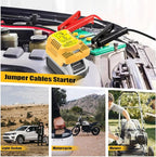 Car Jump Starter Adapter for Dewalt 20V/60V MAX - 11AWG Heavy Duty Booster Cable for 3.5L Vehicles (Battery Not Included)