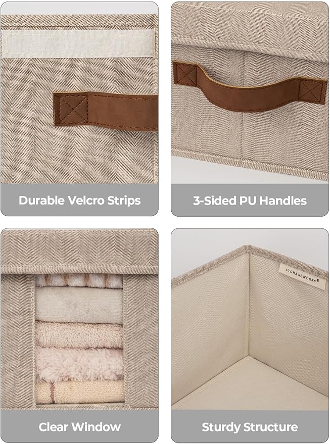 StorageWorks Under Bed Storage with Lid with Shoe Organizer for Closet