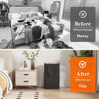 Lifewit 50L Slim Laundry Hamper, Narrow Small Laundry Basket with Handle for Dirty Clothes, Collapsible Tall Thin Laundry Bin