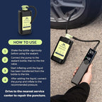 Woowind Premium Tire Inflator Portable Air Compressor, 2X Faster, 150PSI Air Pump For Car Tires, Tire Pump, with 12V DC Cord for Trucks & Off-Road Tires, Auto Shut-Off (Ventus pro + Tire sealant)