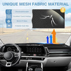 FIILINES Dash Cover for Kia Sportage 2023 2024 2025 (NQ5), Dashboard Cover Mat for Sportage Accessories Mesh Dash Mat Non-Sli