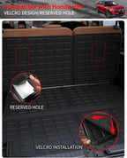 Floor Mats Compatible with 2023 2024 2025 2026 Honda HRV Trunk Mat Cargo Liner Cargo Mat Trunk Liner TPE Back Seat Cover Protector 2024 HR-V Accessories (Trunk Mat+Backrest Mats+Floor Mats)
