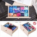 40Pcs Drawer Dividers, Adjustable Drawer Organizer for Socks, Underwear, Makeup, Can Help Tidy Kitchen, Bedroom, Dresser Blac