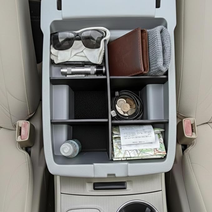 Vehicle OCD - Center Console Organizer for Toyota Highlander (2008-2013) - Made in USA - SLX116