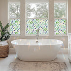 SOMWISE Rainbow Window Privacy Film,Heat Control,UV Blocking,Anti-Glare,Day & Night Privacy Protection & Decoration for Home, Bathroom,Glass Door,Static Cling,Renter-Friendly with Installation Tools