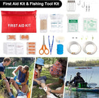 Survival Kit, First Aid Kit Survival Gear and Supplies Emergency Kit with Bug Out Bag Tactical Military Grade Molle IFAK for 