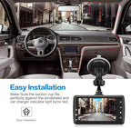 Dash Cam Front with 32G SD Card, BOOGIIO 1080P FHD Car Driving Recorder 3'' IPS Screen 170°Wide Angle Dashboard Camera Alumin
