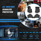 Nilight TPE Floor Mats for BMW X3 2025 2026 All Weather Custom Fit Heavy Duty Floor Liners
