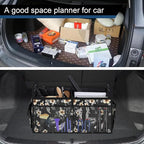 Femuar Car Trunk Organizer,Car Storage Organizer with 72L Large Capacity Waterproof Collapsible and 11 Pockets,Trunk Organizer for Car