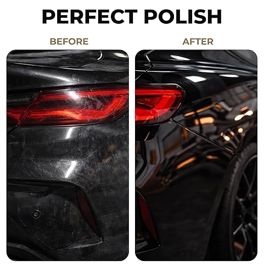 Ethos Perfect Polish – Versatile High Gloss Finish for Cars, Water-Based, No Fillers – One Step to Cut, Refine & Perfect Car Polish 16 Fl oz