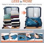 travel inspira 2026 Upgraded Vacuum Travel Bags Oxford Cloth Compression Packing Bags with Privacy Protection Space Saver for