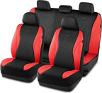 Skechers Car Seat Covers,Leather Seat Covers with GOGA Mat Technology,Waterproof Car Seat Covers Full Sets,Airbag Compatible,