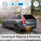 TINGLU Window Shades for Volvo XC90 2016-2025 2026 Accessories Car Side Full Windows Rear Triangular Windshield Sun Shade Sun UV Rays & Privacy Protection for Camping,Napping,and Relaxing 10PCS