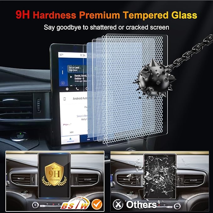 for 2020 Ford Explorer Screen Protector for 2020-2024 Explorer SYNC 3 10.1" Touchscreen for Ford Explorer 2024 Accessories To