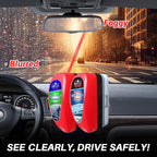 Car Water Repellent & Anti-Fog for Windshield – Quick Interior & Exterior Glass Treatment Bundle, Rain Repellent & Antifoggin