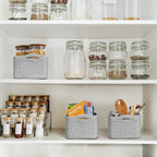 Goodpick Storage Baskets, Small Baskets for Organizing, Toy Storage for Gifting, Woven Rope Shelf Organizer for Nursery Organ