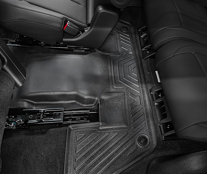 YITAMOTOR Floor Mats for Jeep Grand Cherokee L 2026-2021 (ONLY 6-Seater w/o Center Console), All Weather Custom Fit TPE Cargo Liner for 1-3 Rows and Trunk Full Car Mat Set Automotive Accessories Black