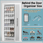Kotkn 35 Compartment Over The Door Storage - Breathable Mesh Hanging Organizer with Large Pockets, Space Saving Design for Me
