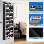 shoe organizer,70 Pounds Large Capacity,20-30-Pair over the door shoe organizer,10 Tiers shoe rack for closet,New upgrade Ant